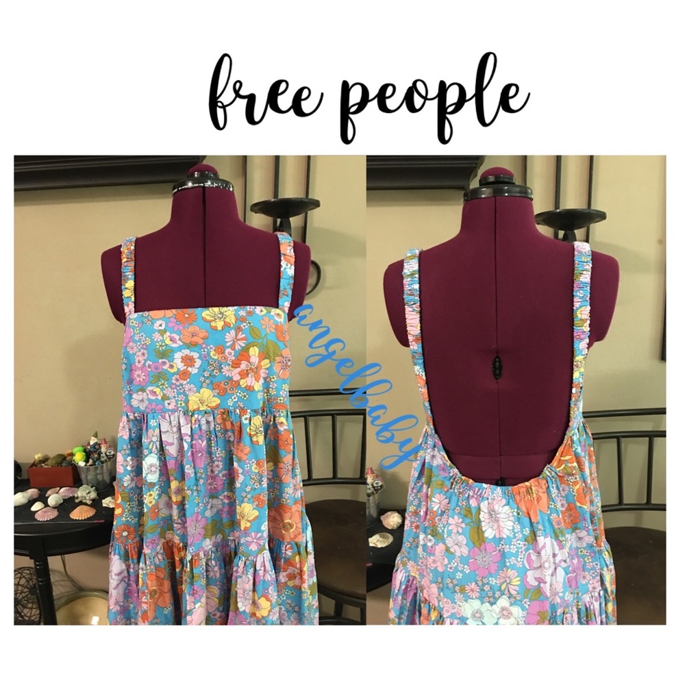 Free People Park Slope Maxi Dress in Bluebell Combo! - Picture 10 of 16